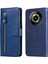 Realme 11 Pro ile Uyumlu Moda Fermuar Çevirme Deri Manyetik Cüzdan Telefon Kılıfı (Yurt Dışından) 4