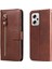 Xiaomi Poco X4 Gt ile Uyumlu Moda Fermuar Çevirme Deri Manyetik Cüzdan Telefon Kılıfı (Yurt Dışından) 1