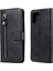 Samsung Galaxy A42 5g ile Uyumlu Moda Fermuar Çevirme Deri Manyetik Cüzdan Telefon Kılıfı (Yurt Dışından) 1