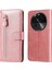 Oppo Find X6 Pro ile Uyumlu Moda Fermuar Çevirme Deri Manyetik Cüzdan Telefon Kılıfı (Yurt Dışından) 5
