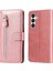 Samsung Galaxy A34 5g ile Uyumlu Moda Fermuar Çevirme Deri Manyetik Cüzdan Telefon Kılıfı (Yurt Dışından) 4