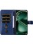 Oppo Find X6 Pro ile Uyumlu Moda Fermuar Çevirme Deri Manyetik Cüzdan Telefon Kılıfı (Yurt Dışından) 4