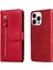 iPhone 15 Pro ile Uyumlu Moda Fermuar Çevirme Deri Manyetik Cüzdan Telefon Kılıfı (Yurt Dışından) 1