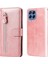 Samsung Galaxy M33 5g ile Uyumlu Moda Fermuar Çevirme Deri Manyetik Cüzdan Telefon Kılıfı (Yurt Dışından) 2