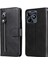 Realme C53 ile Uyumlu Moda Fermuar Çevirme Deri Manyetik Cüzdan Telefon Kılıfı (Yurt Dışından) 5