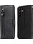 Samsung Galaxy S24 Ultra ile Uyumlu Moda Fermuar Çevirme Deri Manyetik Cüzdan Telefon Kılıfı (Yurt Dışından) 4