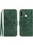 Kart Yuvaları Tutucu Kabartmalı Ayçiçeği Pu ile Samsung Galaxy A70E Için Telefon Kılıfı (Yurt Dışından) 1