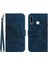 Kart Yuvaları Tutucu Kabartmalı Ayçiçeği Pu ile Samsung Galaxy A70E Için Telefon Kılıfı (Yurt Dışından) 1
