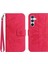 Samsung Galaxy A24 4g Kabartmalı Ayçiçeği Lüks Pu Deri Flip Case Telefon Kılıfı (Yurt Dışından) 1