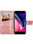 iPhone 7/8 Kelebek Kanatları Narin Çiçekler Flip Darbeye Deri ile Uyumlu Telefon Kılıfı (Yurt Dışından) 3
