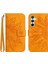 Kart Yuvaları Tutucu Kabartmalı Ayçiçeği ile Samsung Galaxy S23 Fe Için Kılıf (Yurt Dışından) 1