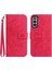 Kart Yuvaları Tutucu Kısa Kayış Kabartmalı Pu ile Samsung Galaxy S21 Için Kılıf (Yurt Dışından) 1