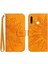 Kart Yuvaları Tutucu Kabartmalı Ayçiçeği Pu ile Samsung Galaxy A70E Için Kılıf (Yurt Dışından) 1