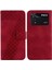 Telefon Kılıfı Için Xiaomi Poco M4 Pro 4g Pu Deri Flip Folio Kapak Kabartmalı (Yurt Dışından) 1
