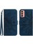 Samsung Galaxy M23 5g Lüks Pu Deri Kart Yuvaları Tutucu ile (Yurt Dışından) 1