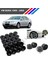 - Vw Bora Bijon Civata Kapağı Siyah Renk 20 Adetli Set 17MM 1K06011739B9 2