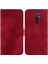 Telefon Kılıfı Için Xiaomi Redmi 9 Kabartmalı Desen Cüzdan Flip Folio Kapak Pu (Yurt Dışından) 1