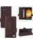 Kart Tutucu Kickstand Kart Folio ile Samsung Galaxy S24 Ultra Için Kılıf (Yurt Dışından) 1