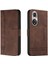 Telefon Kılıfı Için Huawei P50 Pro Pu Deri Flip Folio Cüzdan Manyetik El (Yurt Dışından) 1
