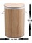 Decohandy Yuvarlak Bambu Kirli Sepeti 2