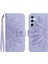 Kart Yuvaları Tutucu Kabartmalı Ayçiçeği ile Samsung Galaxy S23 Fe Için Kılıf (Yurt Dışından) 1