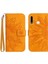 Kart Yuvaları Tutucu Kabartmalı Ayçiçeği Pu ile Samsung Galaxy A70E Için Kılıf (Yurt Dışından) 1