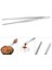 30 cm Uzun Cımbız Çelik Gıda Maşa Düz Barbekü Aracı Mutfak Cımbız Barbekü Için Gümüş Açık Klip (Yurt Dışından) 2