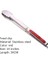 34CM Kırmızı Stil Barbekü Izgara Maşası Mutfak Maşası Paslanmaz Çelik Yapışmaz Barbekü Izgara Pişirme Maşası Mutfak Barbekü Kelepçesi Aksesuarları Araçları (Yurt Dışından) 1