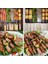 Burlywood Gümüş Tarzı Et Kızartma Şiş Sopa Paslanmaz Çelik Barbekü Iğne Barbekü Şiş Mutfak Gereçleri Açık Kamp (Yurt Dışından) 3