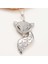 925 Ayar Gümüş Tilki Kadın Kolye 1