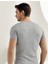 508 Erkek Ribana Bisiklet Yaka Kısa Kollu Atlet-Gri 2