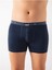 420X3 Erkek 3'lü Modal Boxer-Lacivert 1