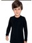 804E Erkek Çocuk Bisiklet Yaka Uzun Kollu Termal Üst Içlik-Siyah 1