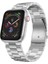 Apple Watch Seri 2/3/4/5/6/7/8/9/se 38 40 41MM Paslanmaz Çelik Klipsli Ayarlanır Pim Metal Kordon 4