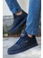 Deri Günlük Rahat Kaliteli Bağcıklı Casual Astarlı Şık Erkek Sneaker Spor Ayakkabı 1