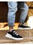 Erkek Siyah Üç Bantlı Sneaker Taban Mevsimlik Günlük Ayakkabı 2