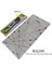 BG2299 Stili Patchwork Alet Kombinasyonu * 30CM Şeffaf Akrilik Malzeme Patchwork Cetvel ve mm Yuvarlak Bıçak (Yurt Dışından) 1