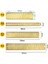 15CM Düz Stil 12CM 15CM 18CM Çift Ölçekli Metal Pirinç Düz Cetvel cm Inç Ofis Okul Matematik Sanat Tasarım Öğrenci Sınavı Ölçme Çizim Aracı (Yurt Dışından) 3