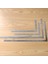 1,2 mm Kalınlığında 15X30 cm Stili Paslanmaz Çelik L Şekli Cetvel Çift Taraflı Cetvel Ölçme Aracı Metal Ofis Okul Malzemeleri Için Düz 90 Derece Açı Cetvel (Yurt Dışından) 5