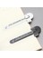 Siyah 12CM Tarzı 12CM Beyaz Siyah Renk Çelik Imi Cetvel, Cep Boyu Iletki Cetvel Metal Klip Kırtasiye Ofis Okul Öğrencisi F593 (Yurt Dışından) 2