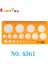 NO.4361 Tarzı Plastik Çizim Şablonu Cetvel Seti Oluşturma Geometrik Çizim Cetvel Çizim Çizimleri Mimari (Yurt Dışından) 1