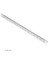 Plastik Küçük Stil Yüksek Li 30CM Alüminyum Metal Üçgen Ölçekli Mimar Mühendis Teknik Cetvel 12 "üçgen Ölçekli Cetvel (Yurt Dışından) 1