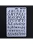 C Tarzı Alfabe Ingilizce Harfler Dıy Katmanlı Şablonlar Boyama Karalama Defteri Içi Boş Şablon Çizim Aracı Cetvel Albümü Dekoratif Şablon (Yurt Dışından) 1