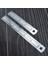 10CM 4 Inç Tarzı Metal Düz Cetvel 10CMMTAINLESS Çelik Çift Taraflı Cetvel Ölçme Aleti Ofis Okul Kırtasiye (Yurt Dışından) 2
