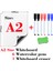 A2-6PEN1SILGI Stili Yumuşak Manyetik Beyaz Tahta Buzdolabı Sticker Kuru Beyaz Tahta Okul Mutfak Ofis Işaretleyici Kalem ile Mesaj Panosu Memo (Yurt Dışından) 1