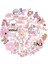 Pembe Tema 35 Adet Sticker 1