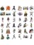 Naruto Teması 100 adet Sticker 3