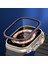 Watch Ultra 49 mm Uyumlu Metal Çerçeveli Renkli Ekran Koruyucu Temperli Cam Üstün Koruma 5