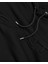 Erkek Siyah Regular Fit Kapüşonlu Logolu Sweatshirt 2007073.5 2