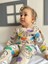Snopy Desenli Çıtçıtlı Badili Unisex Bebek/çocuk Ikili Takım 1